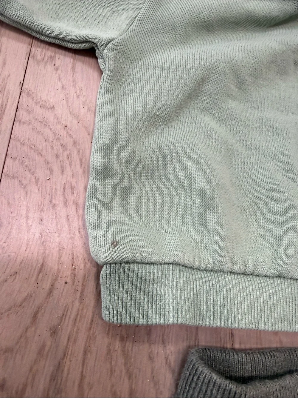 Zara Two-Piece Sage and Olive Knit Set